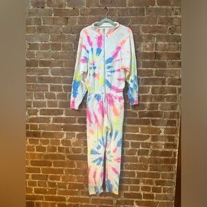 Neon Tie Dye Jumpsuit